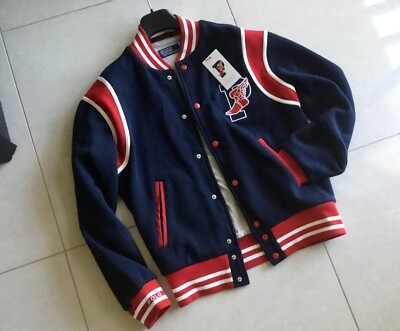 HOT!!! Polo Ralph Lauren P Wing Varsity Jacket 1992 Stadium RRL
