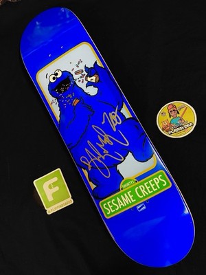 RARE SIGNED Brandon Turner Shorty's Sesame Creeps Cookie Monster
