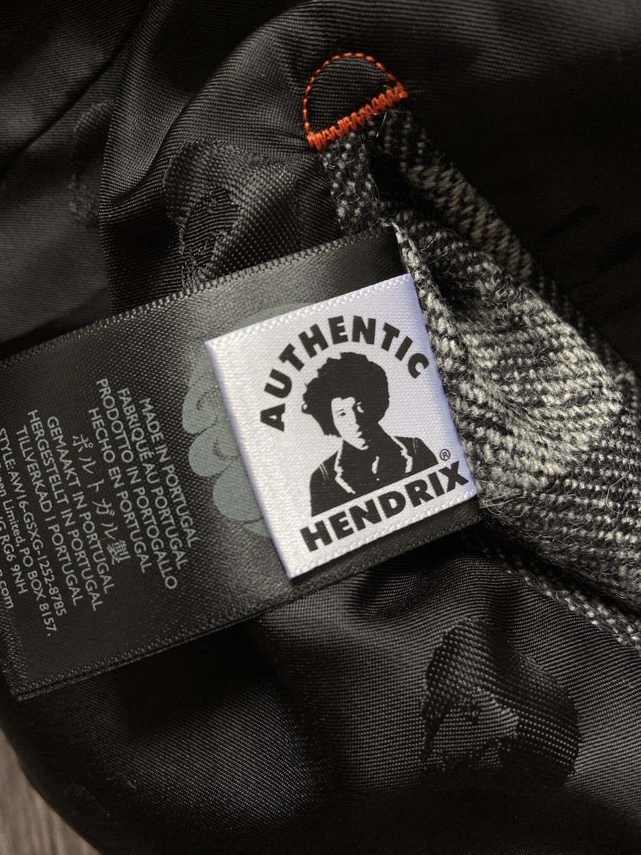 Pretty Green X Jimi Hendrix Grey Wool Blend Graphic Jacket Blazer