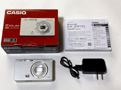 CASIO EXILIM HIGH SPEED EX-ZR70 16.1MP Digital Camera White