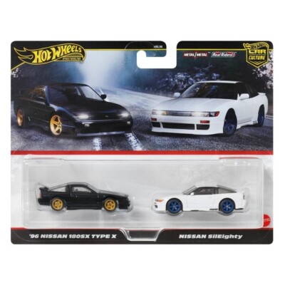 Hot Wheels 96 Nissan 180SX Type X / Nissan SilEighty 2-Pack 2025