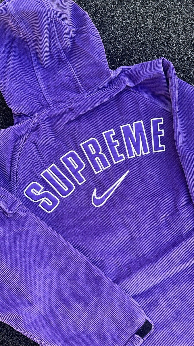 Nike x Supreme Arc Corduroy Hooded Jacket | eBay