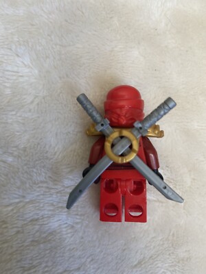 Kai ZX Armor LEGO Ninjago Minifigure Figure 2012 Black Swords Red