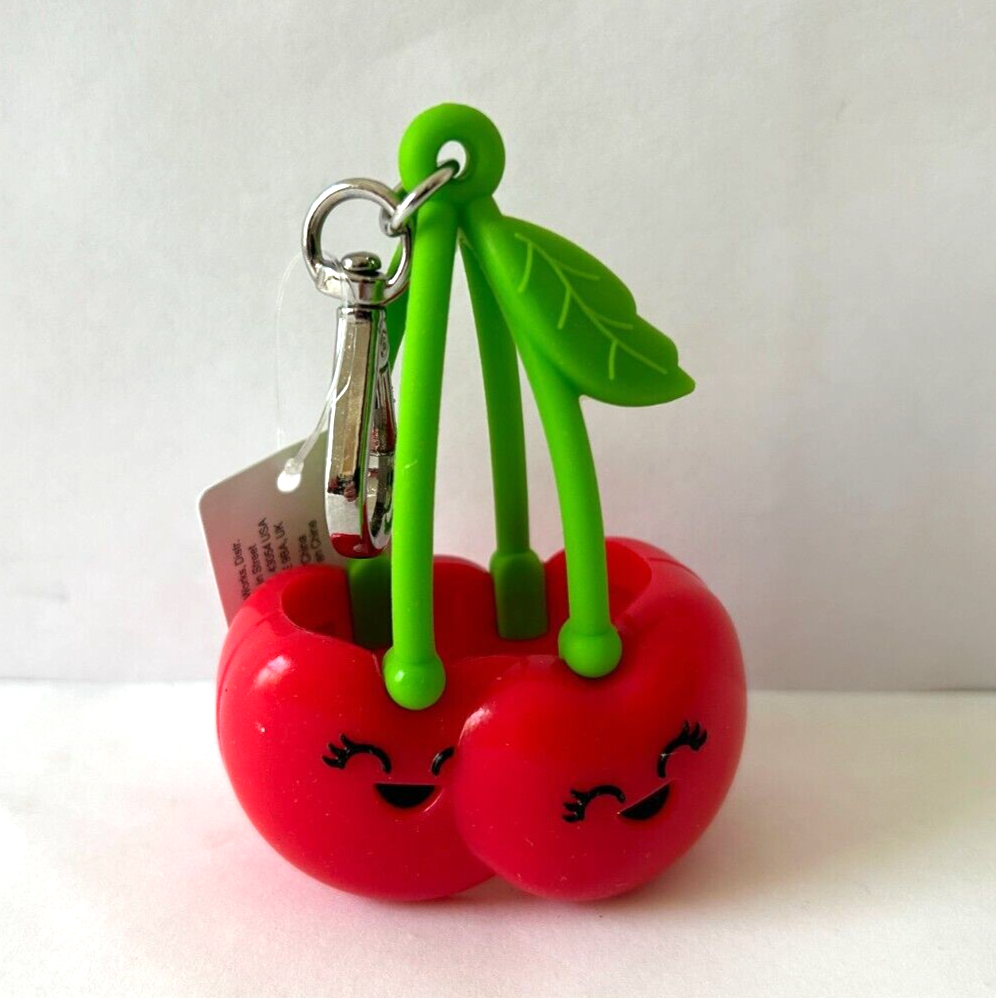 NEW Bath and Body Works Smiley Happy CHERRY PALS Pocket Hand Gel