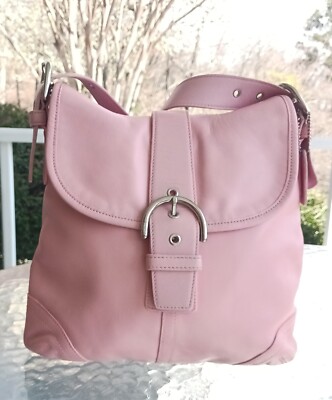 Coach Vintage Soho Y2K 9480 Pink Leather Shoulder Bag | eBay