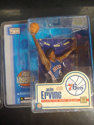 2 JULIUS ERVING McFarlane NBA Legends NY Nets Chase Variant/ 76ERS