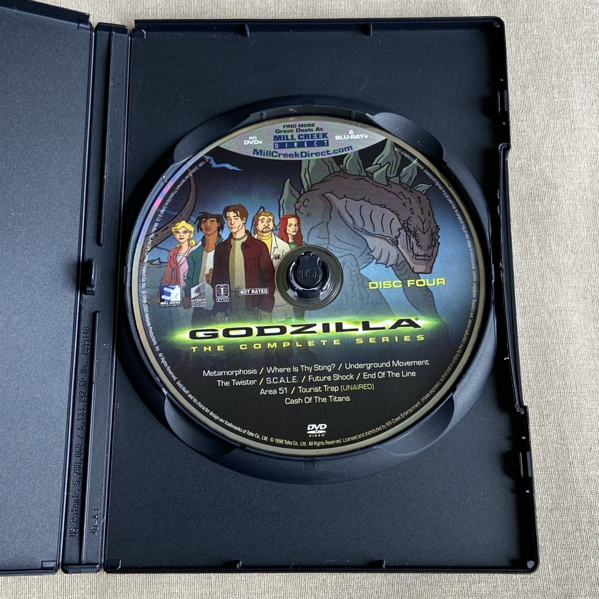 Godzilla: The Series - Complete (DVD 4-Disc 1998) Animated Dr