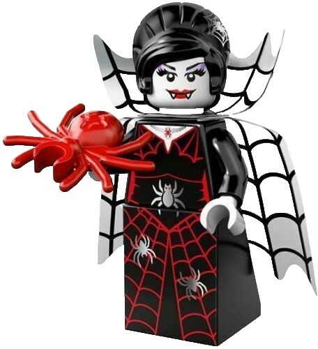 LEGO Part 30240 Spider Web Flat with Hollow Stud Bar Ends Clips