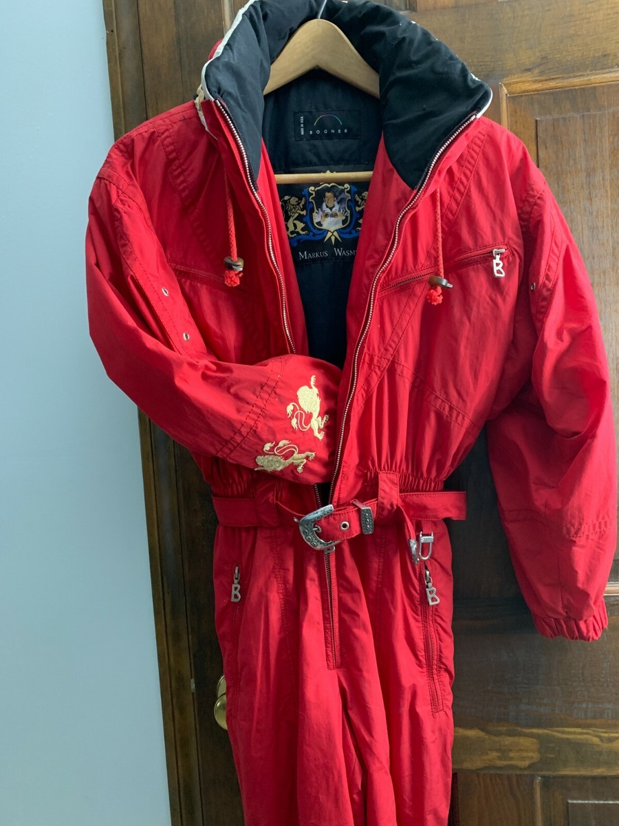 Vintage BOGNER Markus Wasmeier One Piece Ski Suit - Ladies, Size 6