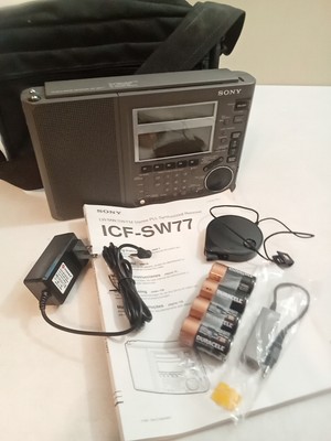 SONY ICF-SW77 Radio Short Wave Excellent Condition - LW/MW/SW/FM
