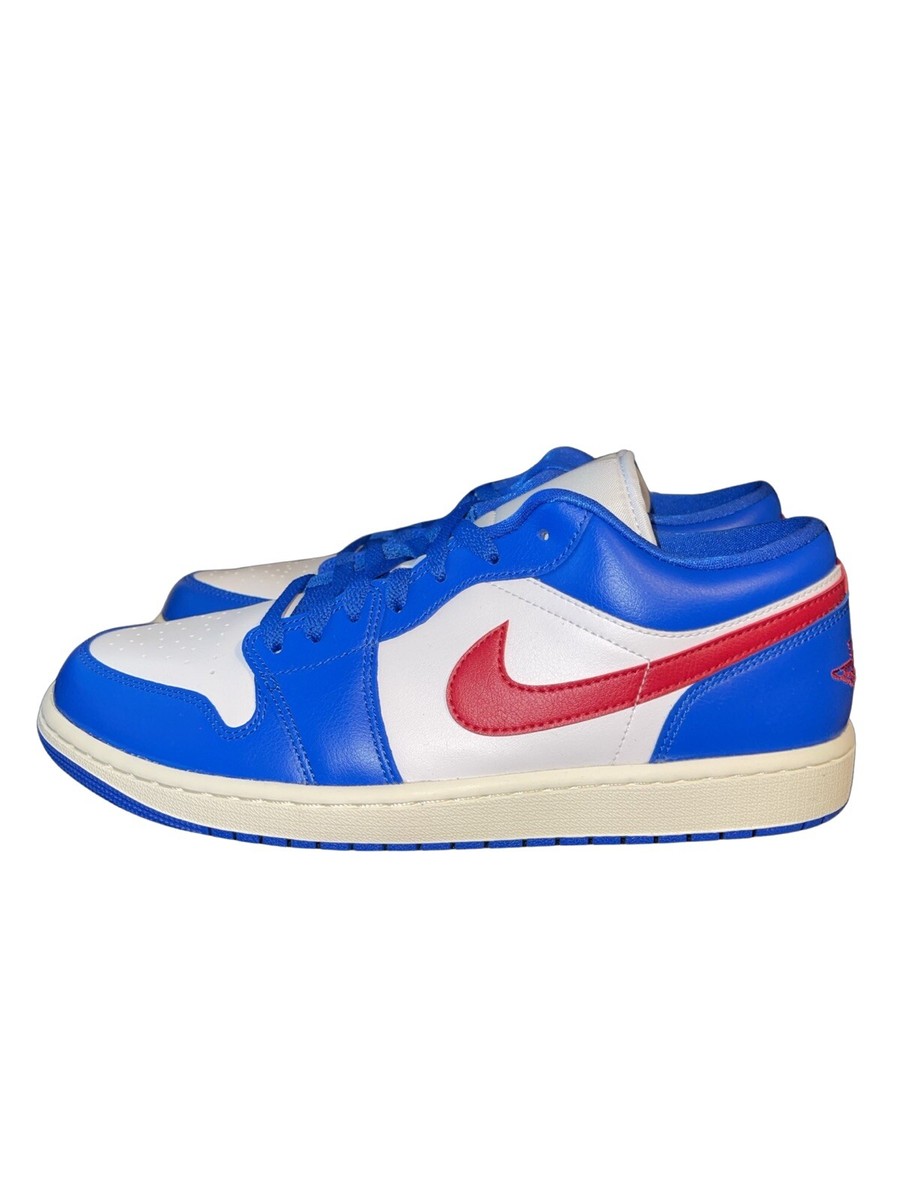 Nike Air Jordan 1 Low Shoes Sport Blue Gym Red White DC0774-416