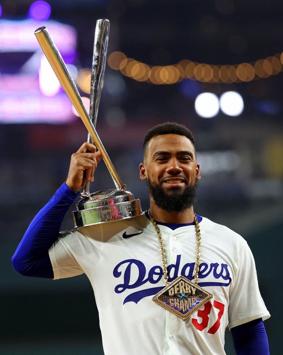 16x20 Photo TEOSCAR HERNANDEZ Los Angeles Dodgers Home Run All