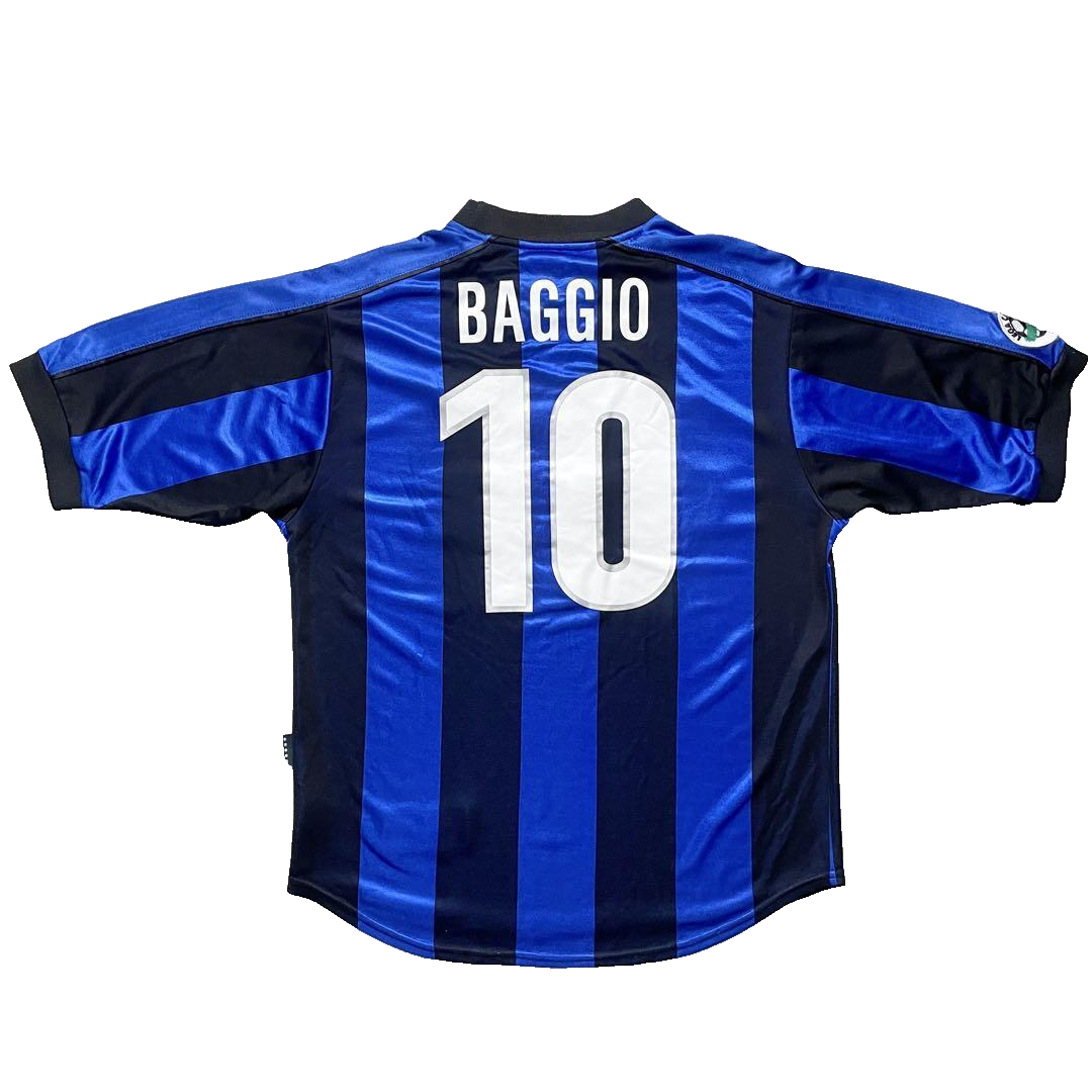 1999-00 Inter Milan Nike Home Jersey Baggio #10 M Vintage Made in