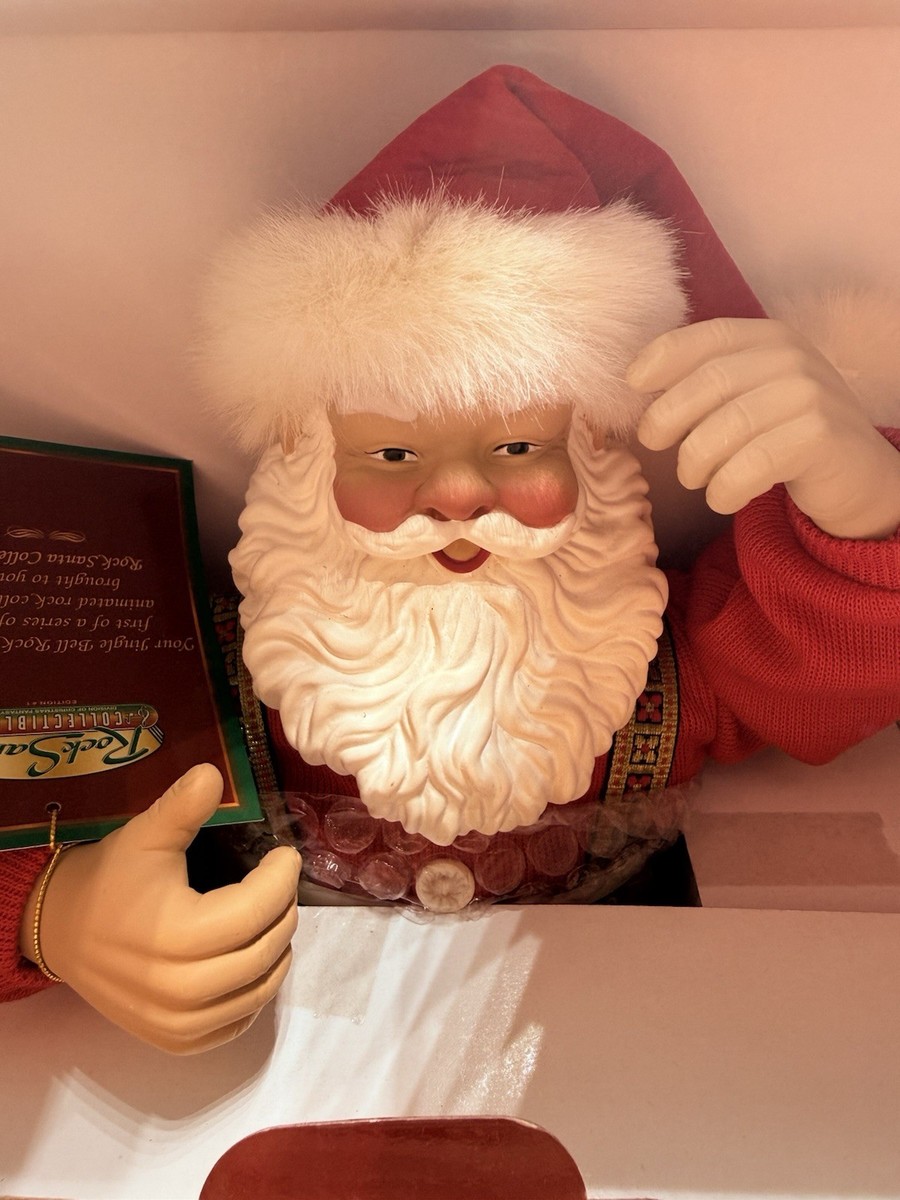 Rock Santa Collectibles Jingle Bell Rock Animated Santa Claus for