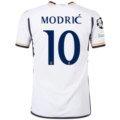 ADIDAS MODRIC 10 REAL MADRID UCL AUTHENTIC MATCH HOME JERSEY 2023