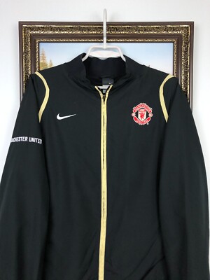 Vintage Nike Manchester United Football Jacket Soccer Track Top