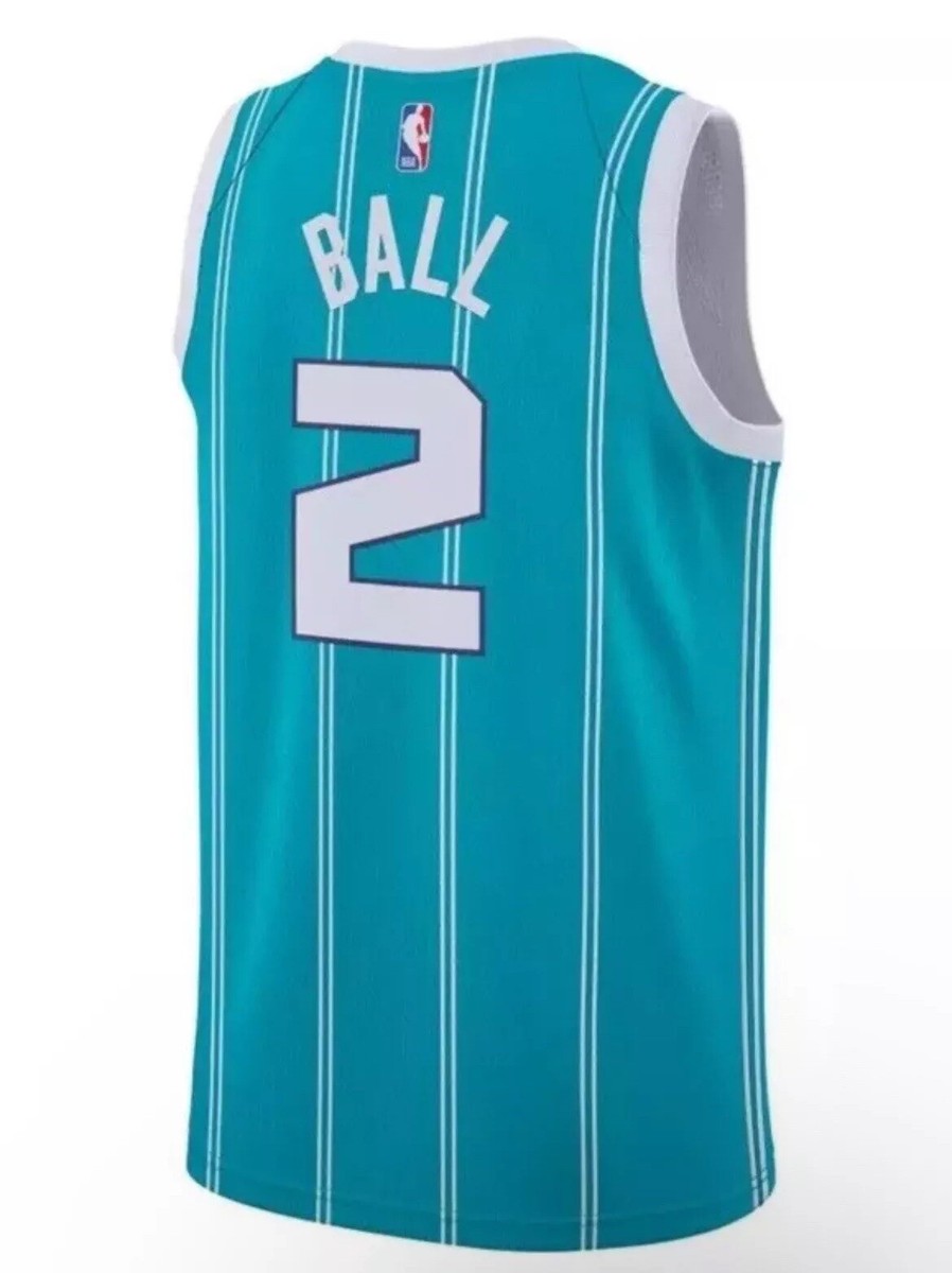 Nike Jordan Charlotte Hornets Lamelo Ball #2 Swingman Jersey Mens