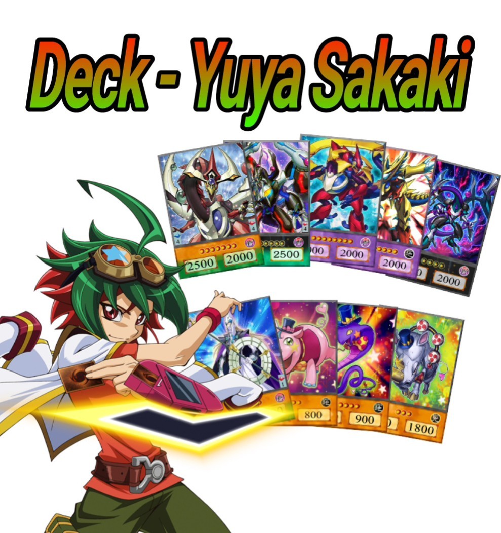 Yu-Gi-Ho ARC-V Cards - Deck Yuya Sakaki - Anime Style Cards (45
