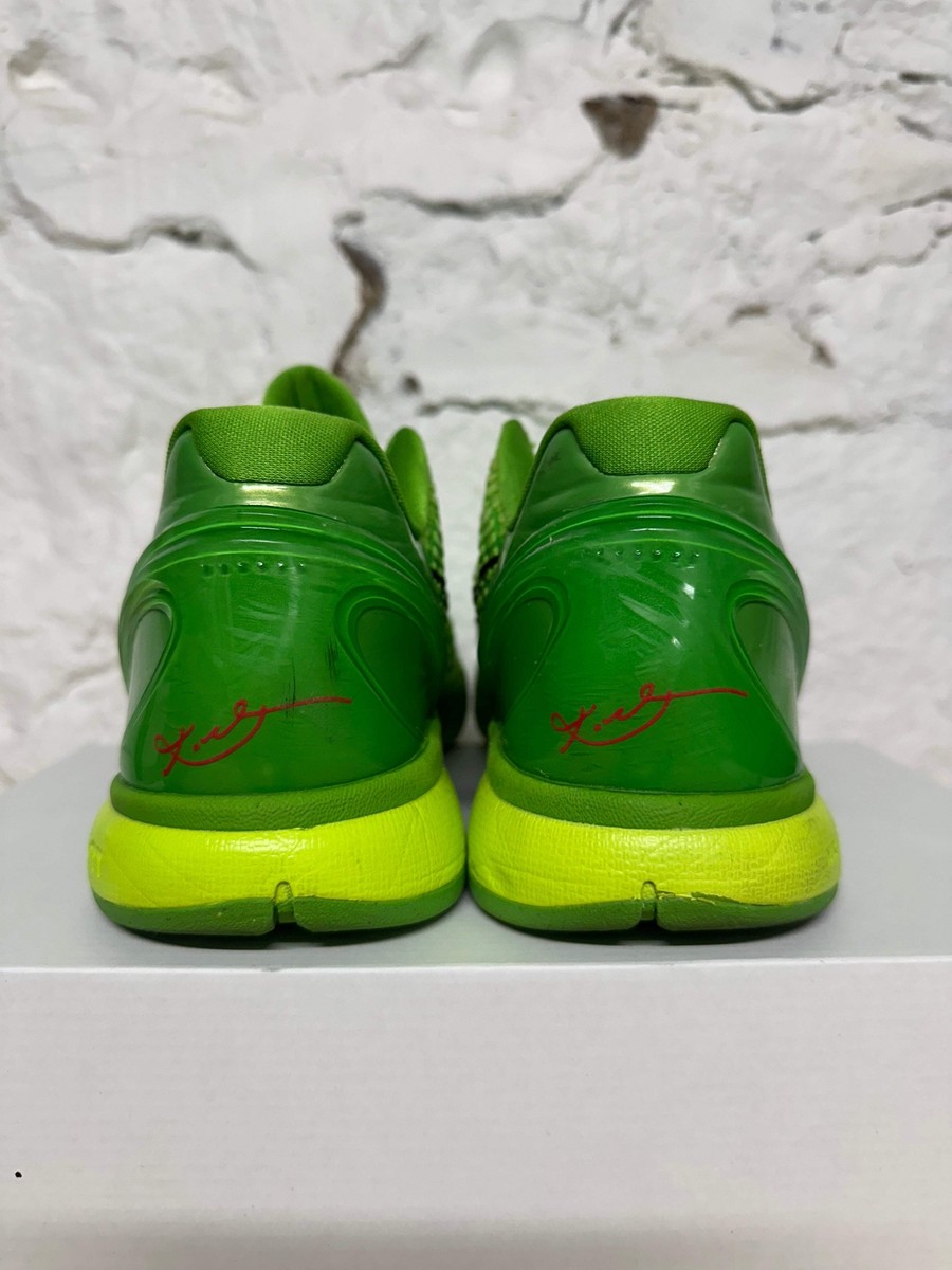 Size 15 - Nike Zoom Kobe 6 Protro Low Grinch for sale online | eBay