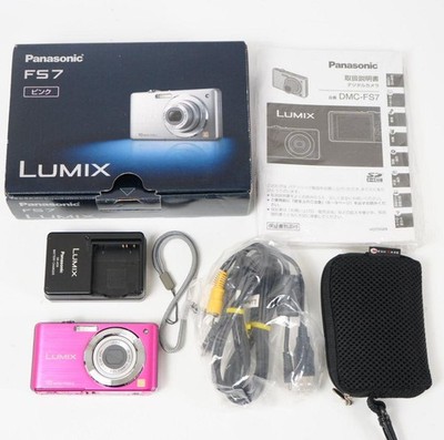 Panasonic Lumix DMC FS7 Pink Compact Digital Camera 10MP 4x