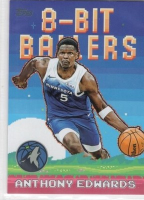 2025-26 Topps Basketball 8-Bit Ballers - Anthony Edwards #8B-18 | eBay