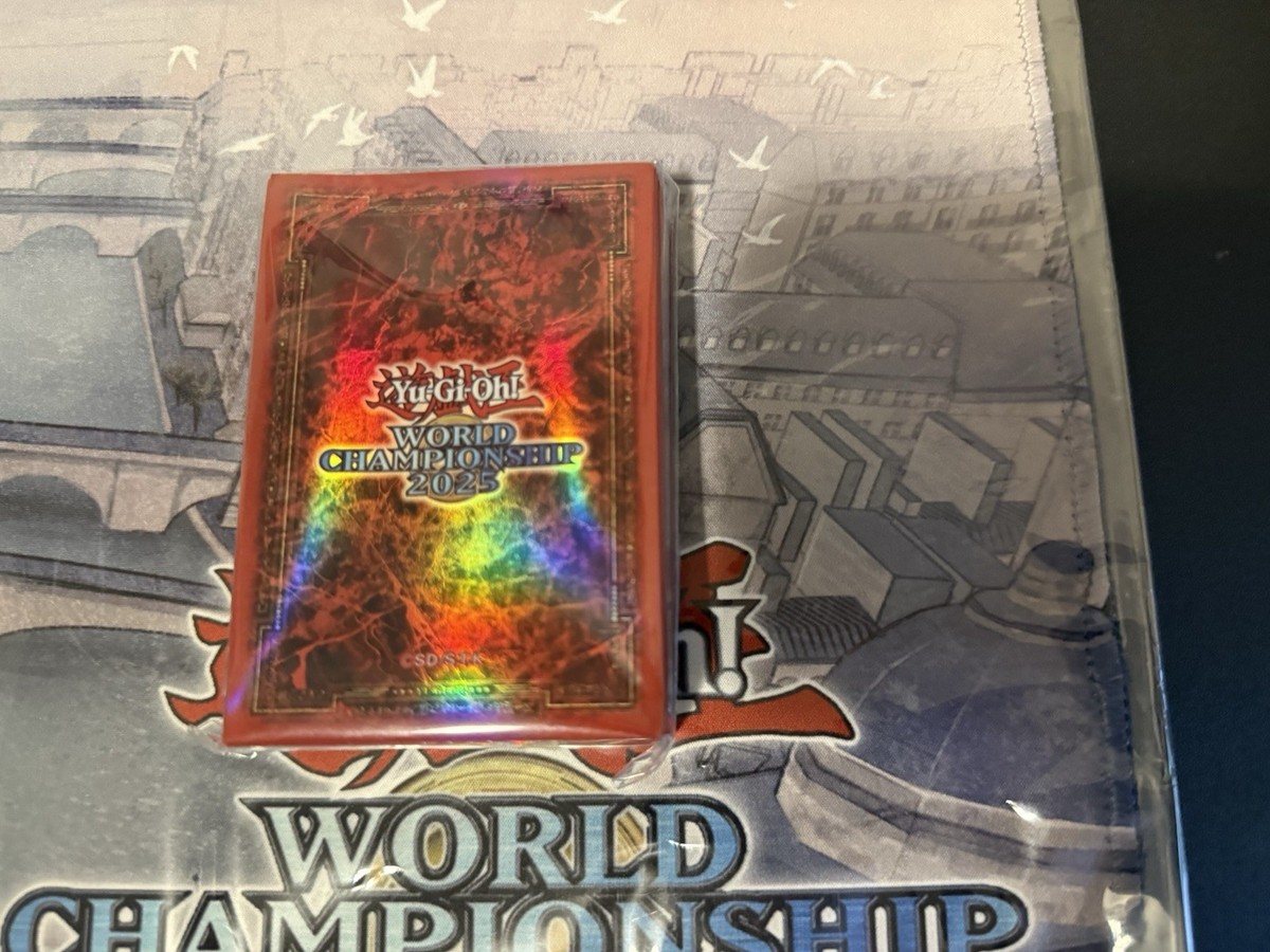 Yugioh World Championship 2025 WCS Red Sleeves Sealed 100 Count