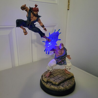 Street Fighter PCS Gouken vs. Akuma Light -Up Diorama Statue 49