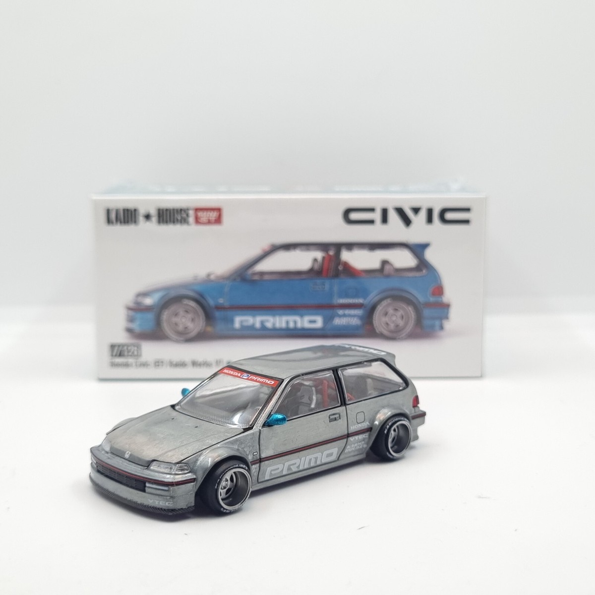 MINI GT KAIDO HOUSE HONDA CIVIC EF KAIDO WORKS V1 KHMG126 CHASE | eBay