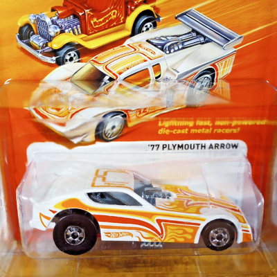 Hot Wheels The Hot Ones '77 Plymouth Arrow White BW Blackwall