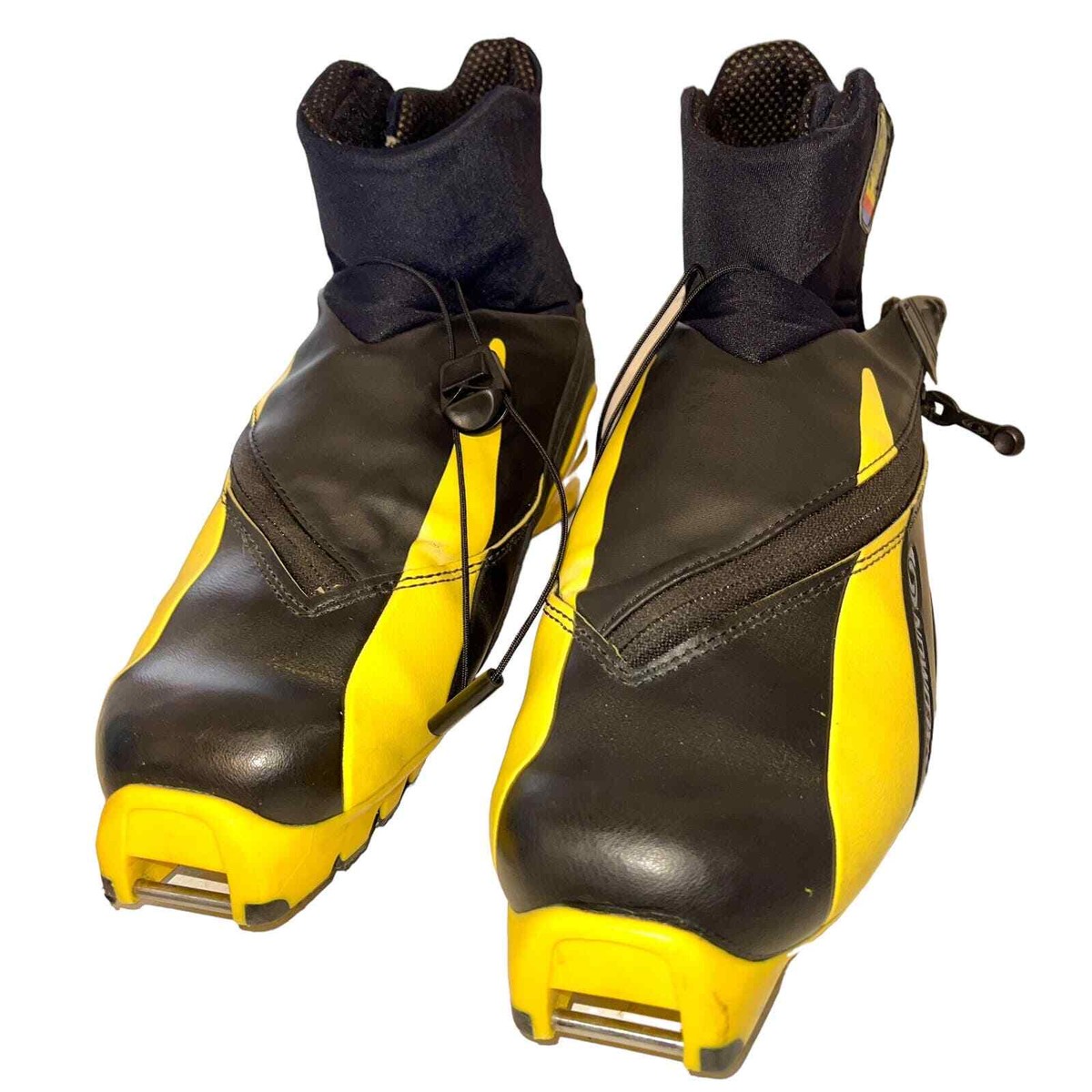 Salomon Race Classic Nordic Cross Country Ski Boots Black Yellow