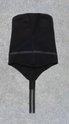 Acronym ng4-ps neck gaitor black/silver mask balaclava Zipper