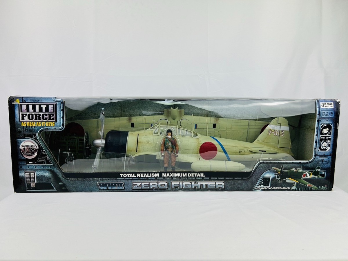 Elite Force 1/18 Mitsubishi A6M2 Zero Fighter Model 21 WWII Japan