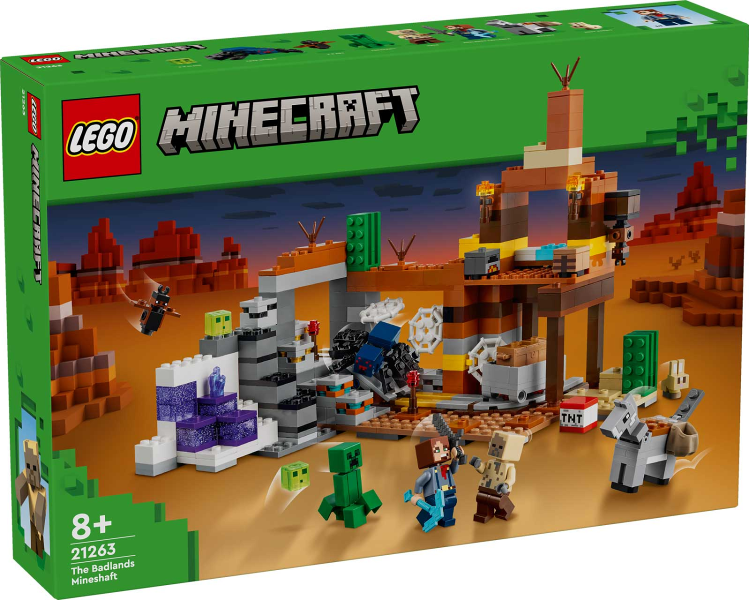 Lego The Badlands Mineshaft 21263 Minecraft Minifigure Building