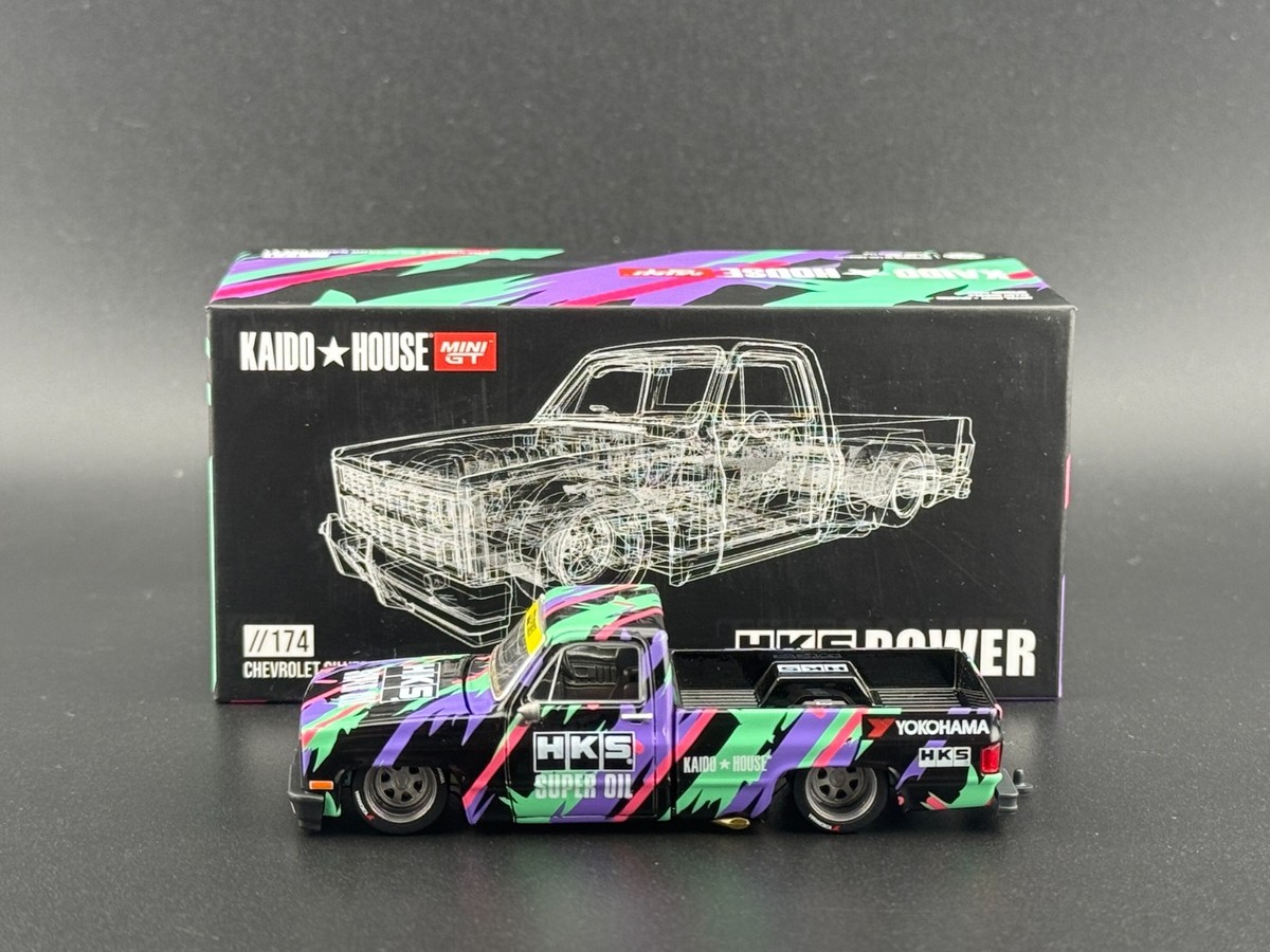 Kaido House x Mini GT Chevy Silverado Kaido HKS V1 #174 1/64 | eBay