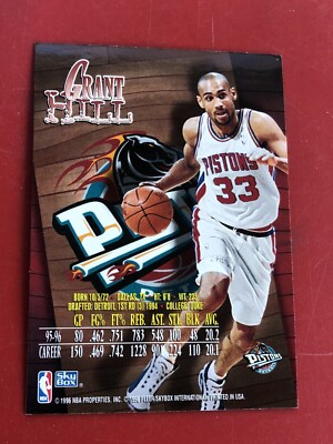 1996-97 Skybox Z Force Promotional Grant Hill HOF | eBay
