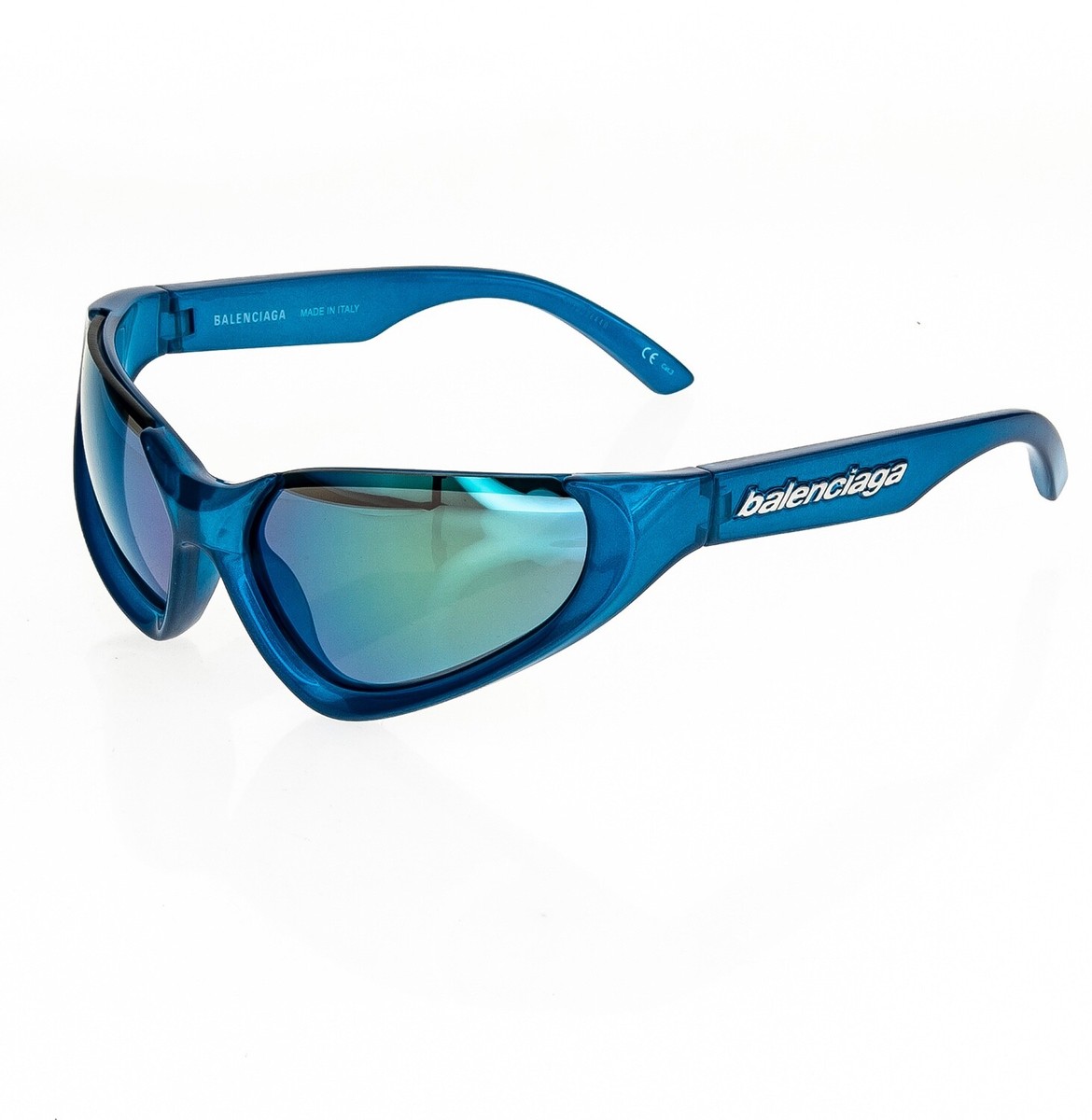 BALENCIAGA XPANDER CAT 0202 Blue Glitter Mirror Unisex Mask