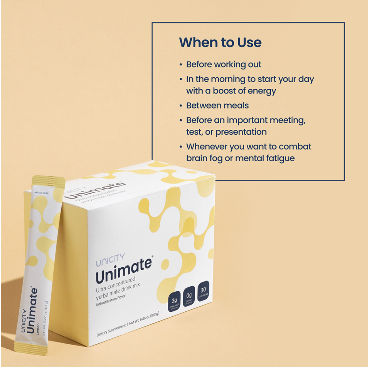 新品】ユニマテレモン 1箱（30パケット）／ユニシティ 【公式通販】