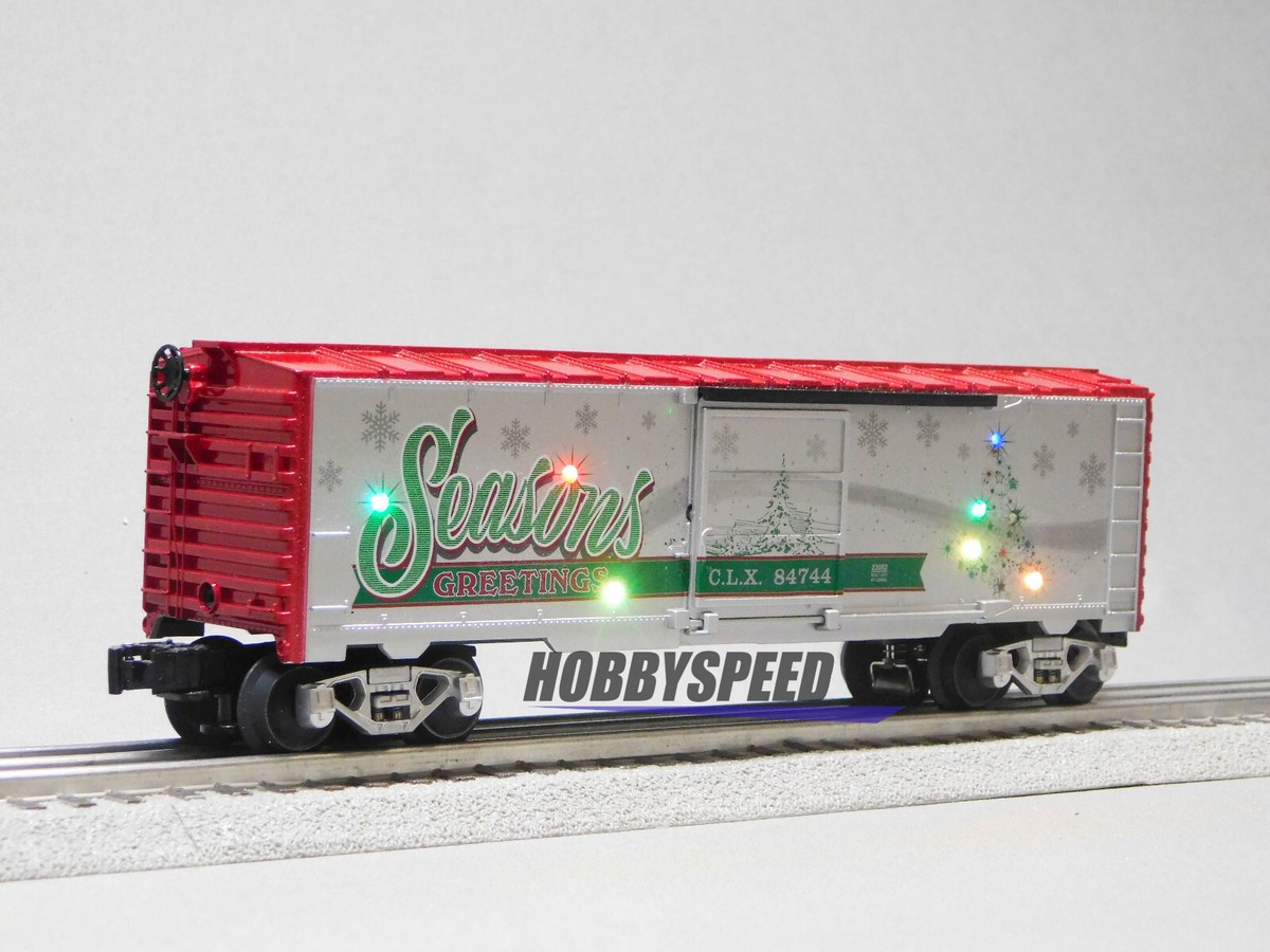 LIONEL CHRISTMAS LIGHT EXPRESS SEASONS GREETINGS BOXCAR O GAUGE