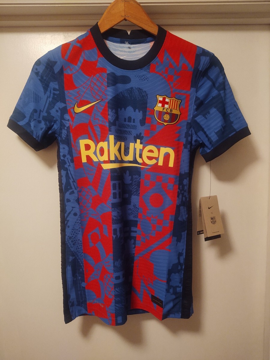 FC Barcelona 2021/22 Match Third Nike Dri-FIT ADV Mens Jersey Size