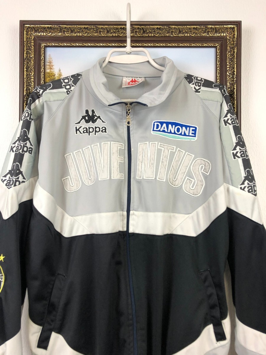 Vintage 90's Juventus Kappa Football Jacket Soccer Track Top Rare