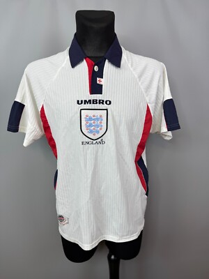 ENGLAND 1997 1998 HOME SHIRT FOOTBALL SOCCER JERSEY UMBRO MENS