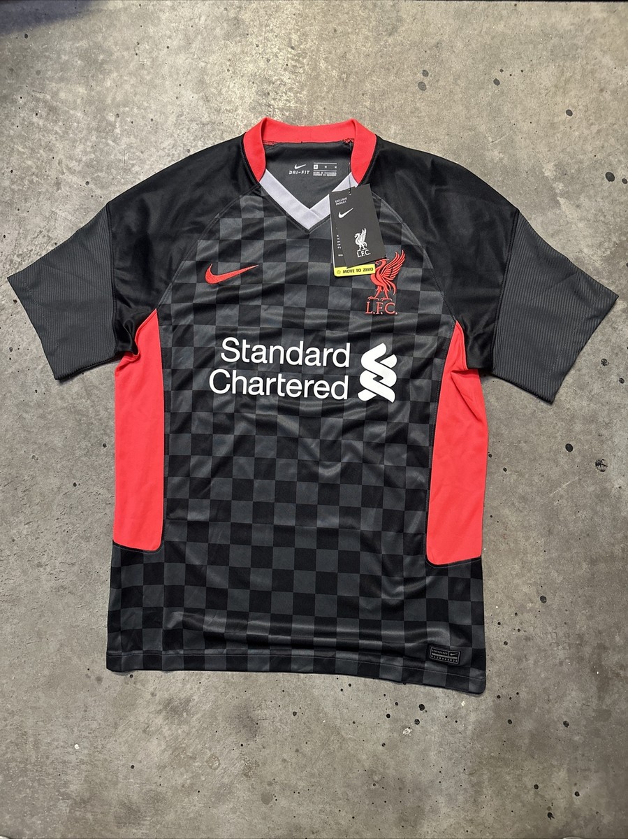 Nike Liverpool FC 20/21 Stadium Third Soccer Jersey Black Mens