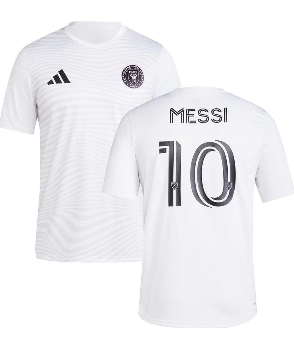 Adidas Lionel Messi Inter Miami CF #10 T-Shirt Men's XL White