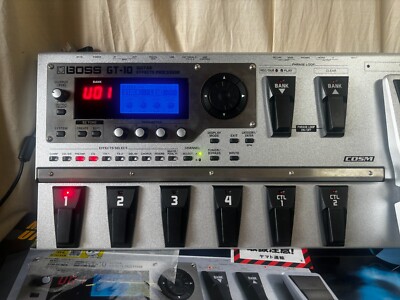 Boss GT-10 Guitar Effects Processor w/ box, power supply | eBay