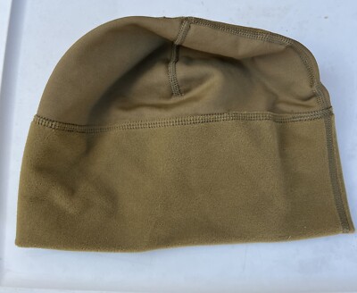 USMC Polartec Hardface Wind Pro Fleece Coyote Watch Cap Beanie