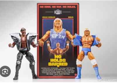 WWE Ultimate Edition No Holds Barred Set Hulk Hogan & Zeus Figures