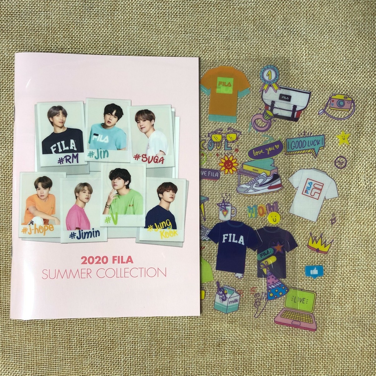 BTS GROUP [FILA 2020 Summer Collection] Official Photobook +