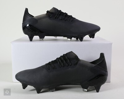Adidas X Ghosted.1 SG Core Black Athletic Soccer Cleats Men's Size