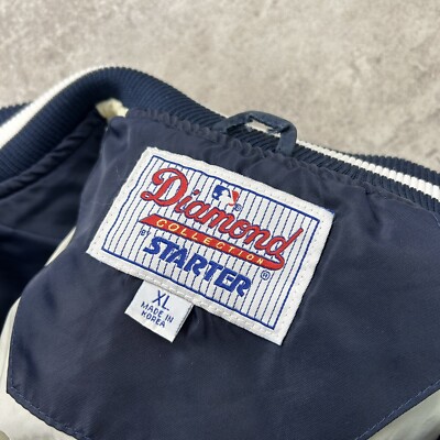 VTG 90s MLB NEW YORK YANKEES STARTER DIAMOND COLLECTION SATIN