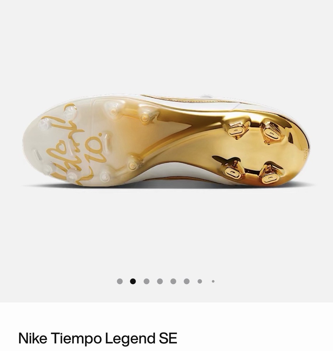 Men's Size 9.5 Nike Tiempo Legend RGN FG SE Ronaldinho Touch Of